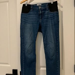 Paige Noelle Straight Maternity Jeans, Roam, Size 27